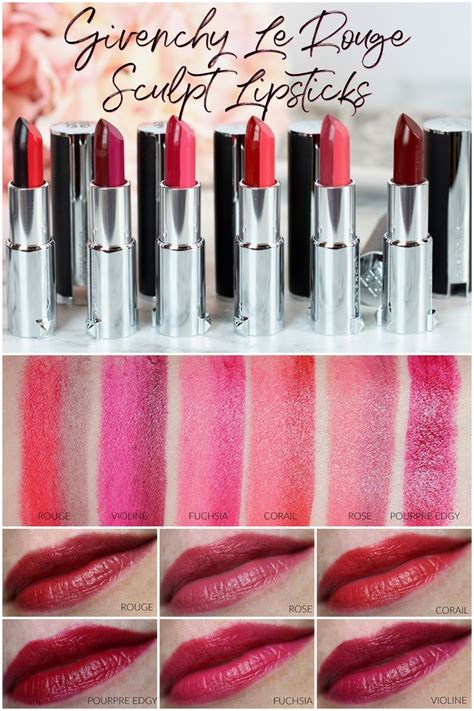 Givenchy Le Rouge Sculpt lipstick collection review